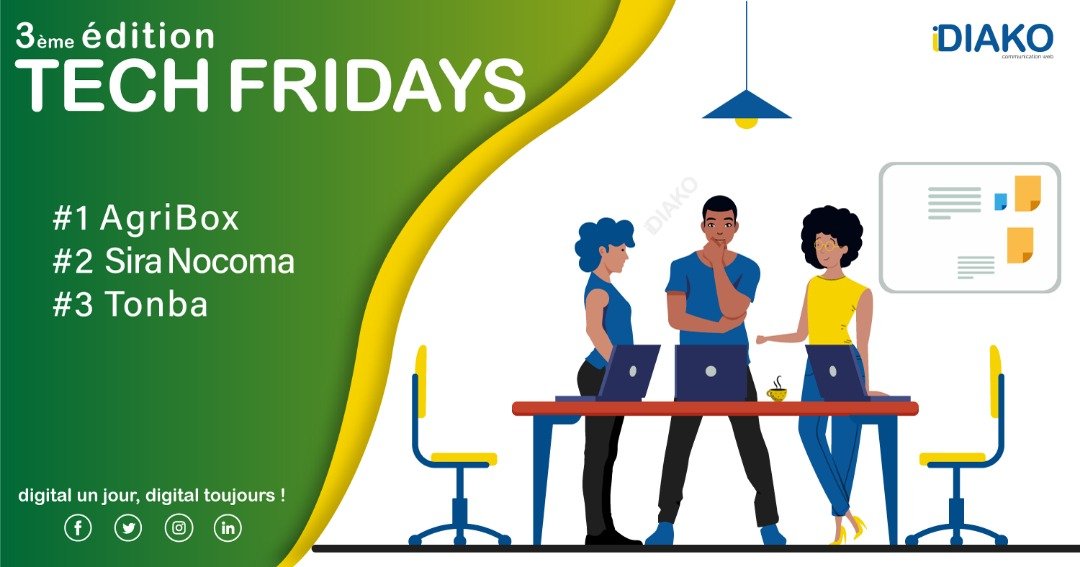 batakiDigital's tweet photo. Ce vendredi 22 novembre se tiendra la 4ème édition des #Tech Fridays. Une compétition de #Pitch entre #startups. Au cas vous auriez manqué la précédente édition voici un excellent article qui en fait le résumé 
#incubateur #Bamako #TechFridays
https://t.co/ELPsTnuJlC https://t.co/AJOE6pSH9y