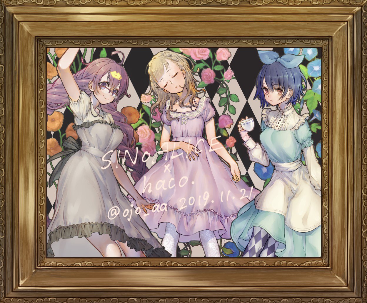 茜屋 お題箱より Haco の童話ワンピースで 自分の童話のワンピースを着ているアリス いばら姫 ドロシー イラストの感想もありがとうございました シノアリス ファンアート T Co Rfhgms2aqi Twitter