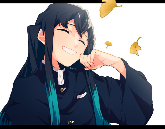 紫之さんがTwitterに投稿した時透無一郎(鬼滅の刃)のイラスト。