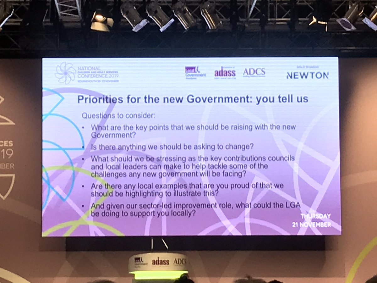 SarahJSwanson's tweet photo. #NCAS19 🤔 priorities for the new Government... @wearenugent https://t.co/JeZzliL79m