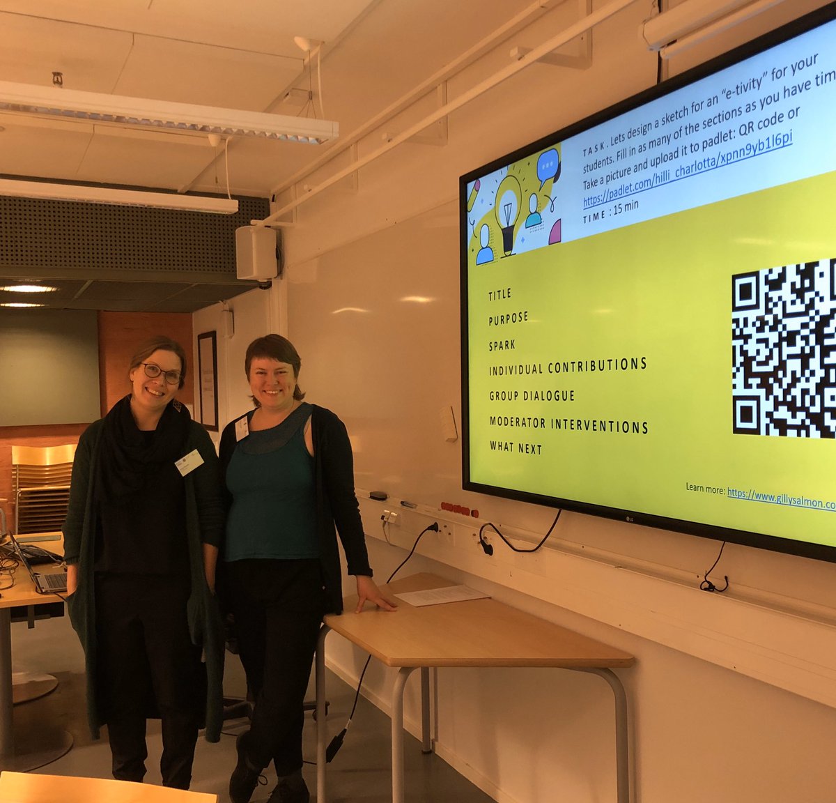 Charlotta Hilli och Sanna Eronen diskuterar och presenterar digital didactics inom högre utbildning #medietanken2019 @chilliconnect <a href="/sannamaria/">Sanna Eronen</a> @aboakademi <a href="/bothnialearning/">Bothnia Learning Hub</a> #didactics