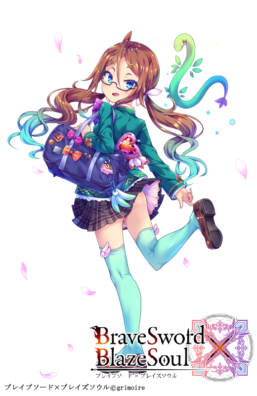 遅ればせながら株式会社グリモア様『ブレイブソード×ブレイズソウル』https://t.co/UaBOFafHKA にて「ケツアルコアトル」ちゃんの学園バージョンを描かせて頂きましたー
元の魔法少女バージョン(2枚目)の変身前というコンセプトでした
入手期間があと少しみたいですのでよろしければ… 