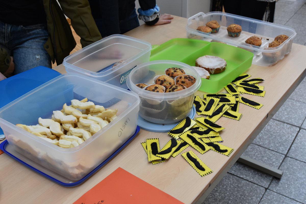 isdedu's tweet photo. ISD are avid supporters of Movember - aimed at increasing awareness of mens' health. Friendly competitions are taking place: staff &amp; faculty are growing "mos", there is a roving, donation-based photo booth as well as a chance wheel for treats.  #WeAreISD @ibmyp @MovemberUK https://t.co/Ts4pGWzOvi
