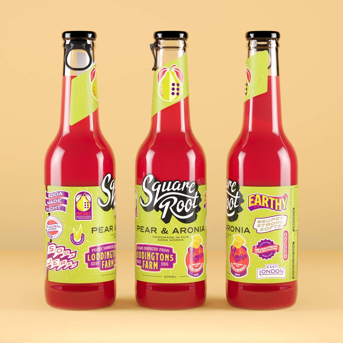 squarerootldn's tweet image. #MakingFresh at HQ today: Sweet, nectar-like juice from crisp, rusty-green Kentish Conference pears. Sharp, dark, moody Aronia, a wonderberry with serious, bold flavour. It's a sitcom waiting to happen, right? #SodaMadeRight  ow.ly/qjRS50xgTNG