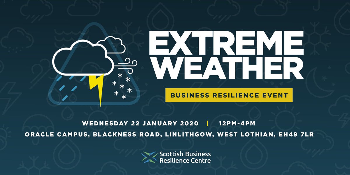 Save the date! Our Extreme Weather Business Resilience event is back this January to help you prepare for unexpected weather events. Stay tuned for our list of expert guest speakers!