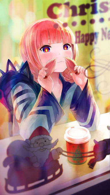 本日より12月31日まで開催される「花譜展」の一般公募ファンアートコーナーに展示して頂きます。
Xmasを挟むということで独りでサンタのヒゲ真似をする花譜サンタです?機会がありましたら是非探してあげてください?Xmasのうたも…待機…?
#花譜美術部 #花譜展 #花譜 