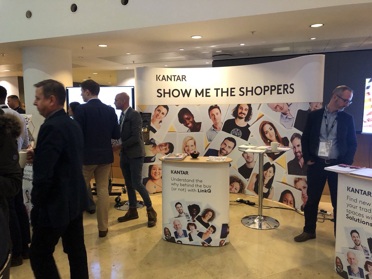 Kantar_UKI's tweet photo. Don’t forget to take a look at our Market Stalls after the breakout sessions. Enter our competition to win a hamper and meet our experts (as well as Jeff Ha from @facebook)#disruptingthefuture https://t.co/oVKTwdOs2n