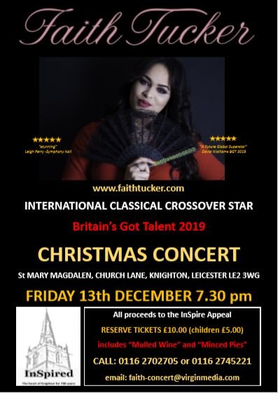 ChampionsUKplc's tweet image. Don't miss out on this amazing opportunity to see the incredible @thefaithtucker live in concert! 
Set your Christmas spirits alight as her magical performace leave you feeling wowed and inspired. 
#FaithTucker #Live #Concert #ChristmasConcert