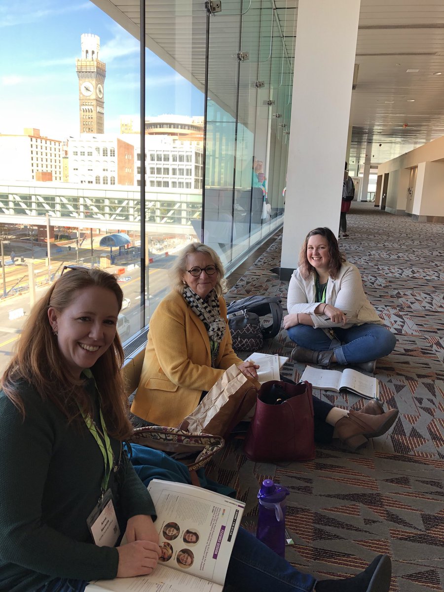 Enjoying NCTE with some of my favorite peeps!
