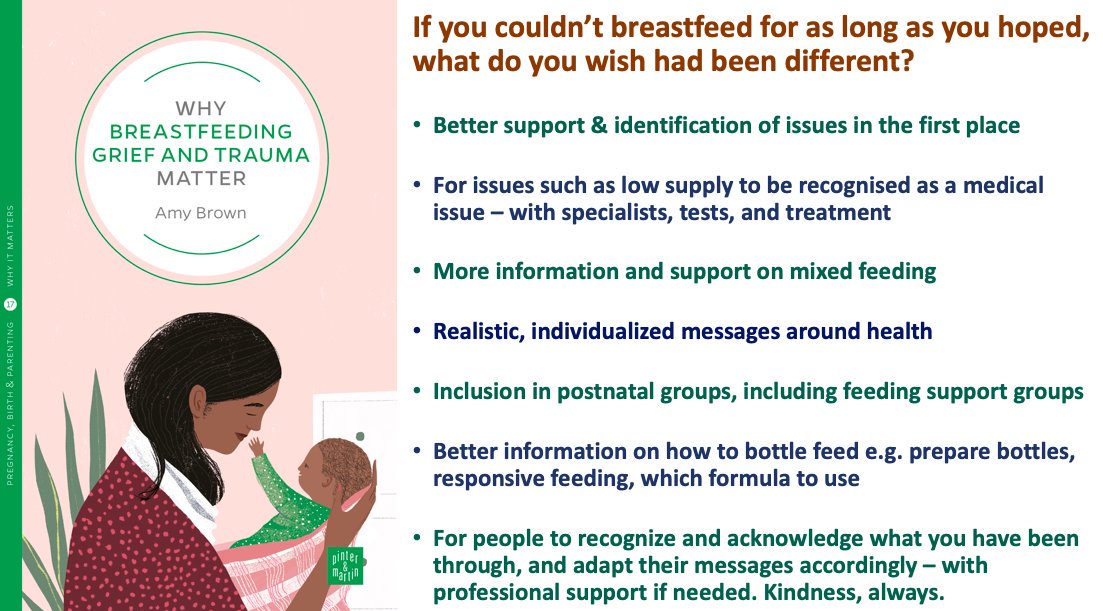 I asked women who wanted to breastfeed but stopped before they were ready what we change to be more supportive. Over 2000 told me their story and these were the main ideas. What would you add?