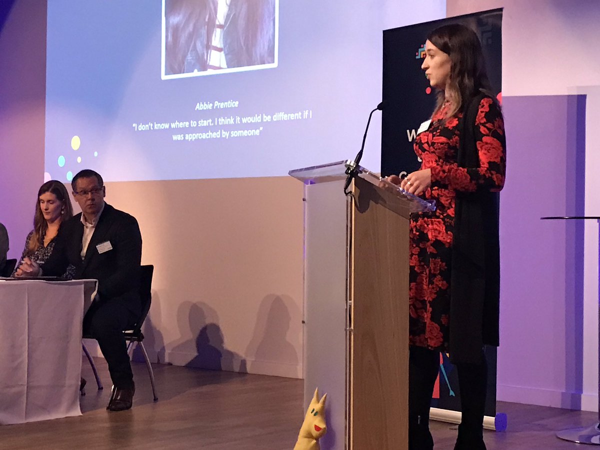 whysportsmedia's tweet photo. Millennials, leaders of the future. Such humbling words from people so young. Katie @GroopLtd sharing her story of supporting her local community and that volunteering is infectious! βSmile and you will make 5 more people smile πβ @Creative_Youth #volunteering #strongpowerful https://t.co/xVBvZF1KWT