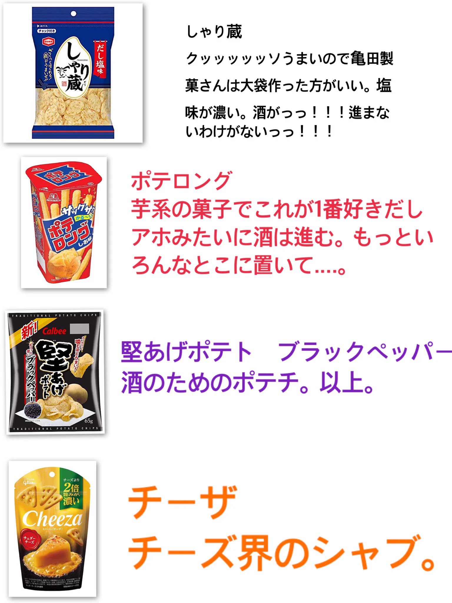 酒クズがオススメする？コンビニなどで気軽に買えるオススメおつまみwww