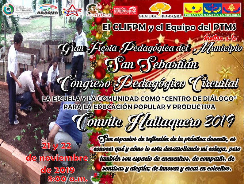 Marbellaluque's tweet photo. División Niñas Niños y Población Con Necesidades Educativas Especiales de @ZE_Aragua Invita al Colectivo Educativo Aragueño a participar al #ConviteHallaquero #VICongresoPedagogicoCircuital @psuvaristobulo @RosangelaOrozco @gtorodelara @especialmppe @leoalvacabrera https://t.co/3Fd16o3Uww