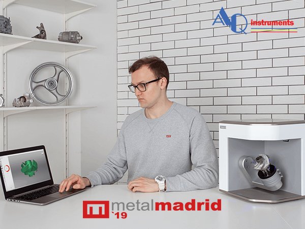 AQinstruments's tweet photo. ¿Te gustaría ver el nuevo Escáner 3D @Artec3DScanners Micro en primicia? Pídenos las entradas que necesites y ven a visitarnos a nuestro Stand 7C32 de @MetalMadridEs ☝️
#metalmadrid19 #Artec3d #ArtecMicro #Stand7C32 #AQinstruments https://t.co/WSuw5SN5nJ