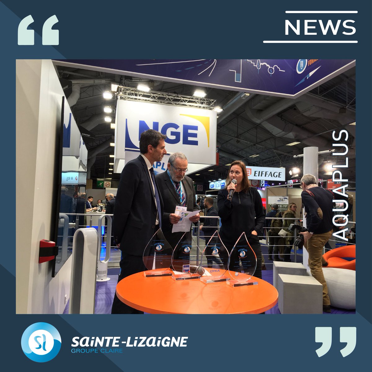 🏅 Sainte-Lizaigne received The Aquaplus certification. This reward highlight our commitment to sustainable development and innovation. #innovation #sustainabledevelopment #smartwater