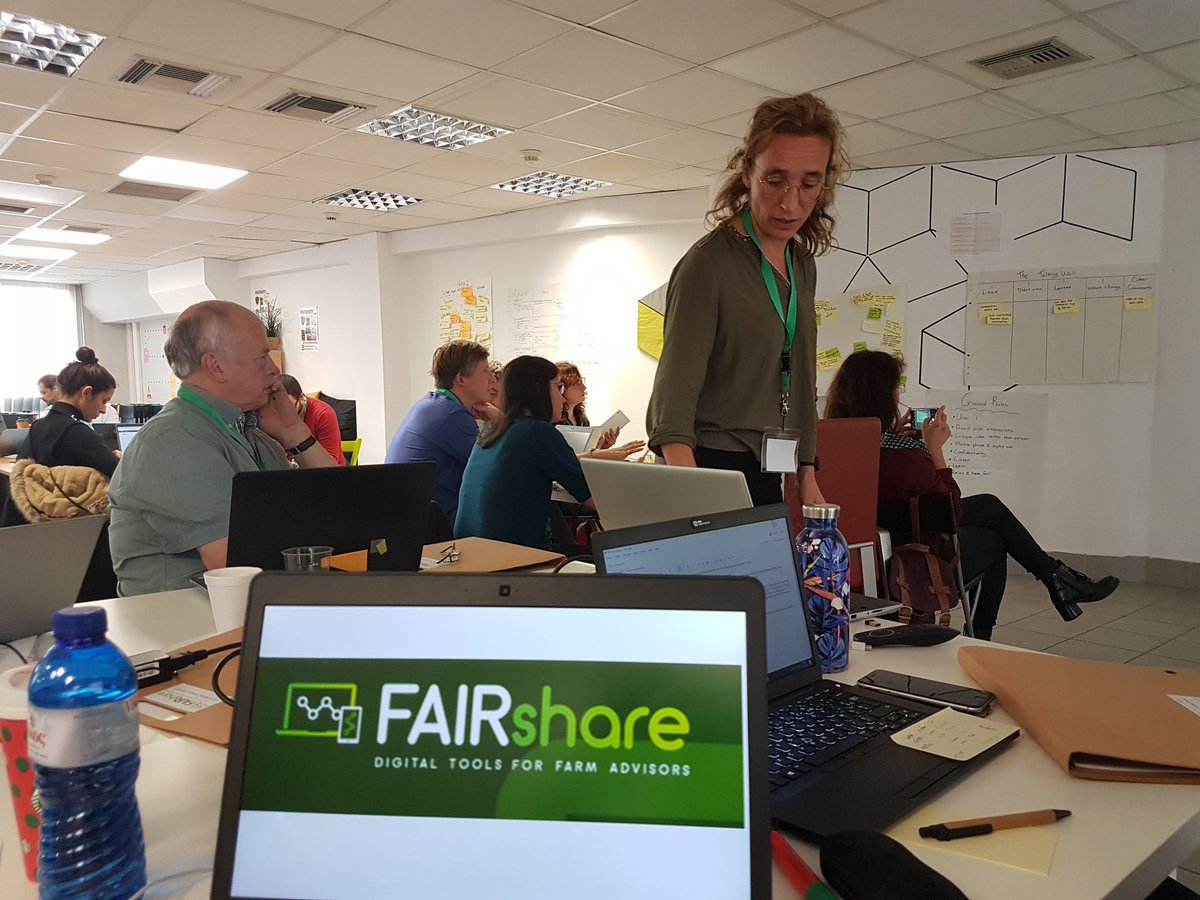 PatrickSarzeaud's tweet photo. @H2020_FAIRshare in the annual meeting at The Cube in Athens. Les outils du conseil de demain. https://t.co/6YlzDpkXn3