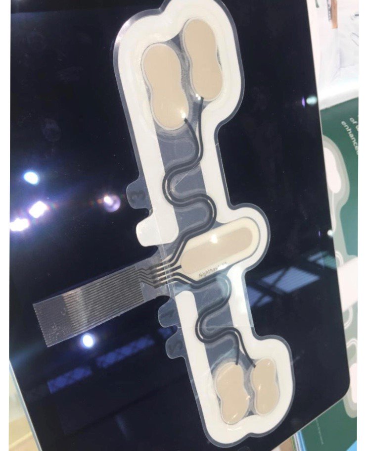 ScottCollick's tweet photo. Healthcare #innovation - @dupontpolymers showing new connected wearable patch prototype designs (combining @DuPont_News Intexar electronics with silicone SSA's for measuring cardiovascular activity) at #MEDICA2019 & #COMPAMED2019 this week in Germany.
https://t.co/FTlaeb1sDk https://t.co/KHn5aYZfG5