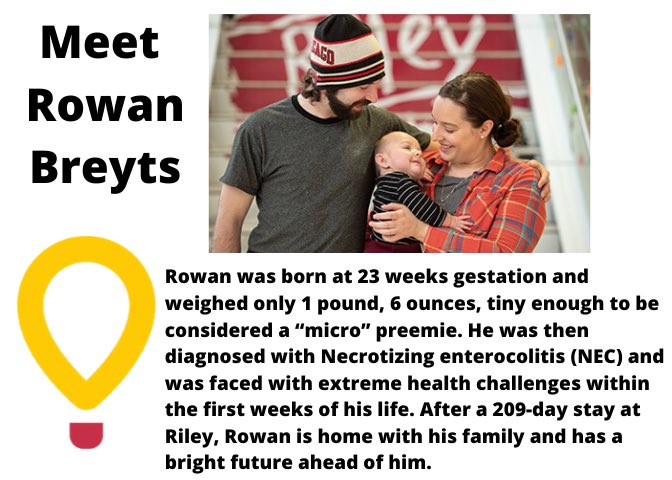 hanoverftk's tweet photo. Happy Riley Kid’s Day of #HCDMMiracleWeek! Today is a day to celebrate the strength and courage of the thousands of kids that go to Riley Hospital for Children every year. Here are some of their amazing stories! https://t.co/M69c7G5BcA