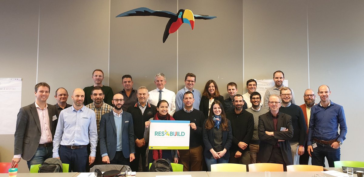#RES4BUILD project partners together with some workshop participants! #BEhorizons #H2020 #energytransition #energyefficiency #integratedenergysolutions