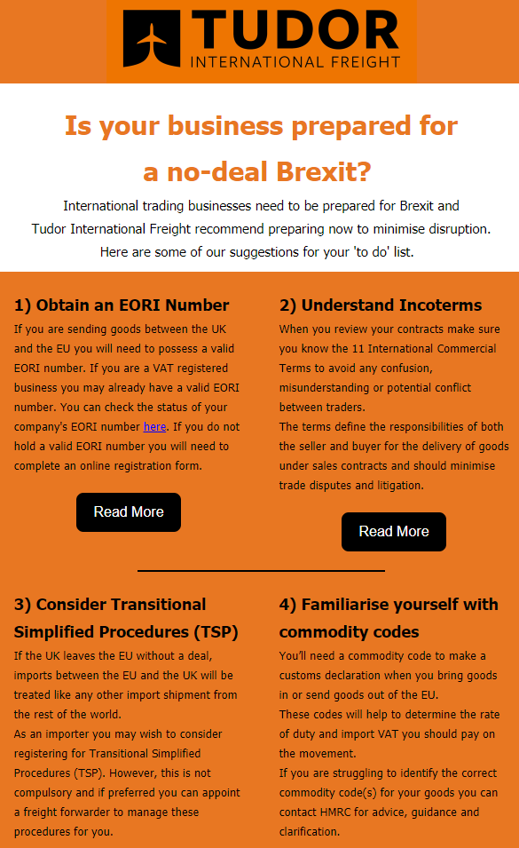 Tudor International Freight (@tudorintfreight) on Twitter photo "Leeds firms are concerned about the increase in the number and complexity of import and export declarations required by Brexit" leeds-live.co.uk/news/leeds-new… To receive our latest guidance on how to prepare please do email us mail@tudorfreight.com "Leeds firms are concerned about the increase in the number and complexity of import and export declarations required by Brexit" leeds-live.co.uk/news/leeds-new… To receive our latest guidance on how to prepare please do email us mail@tudorfreight.com