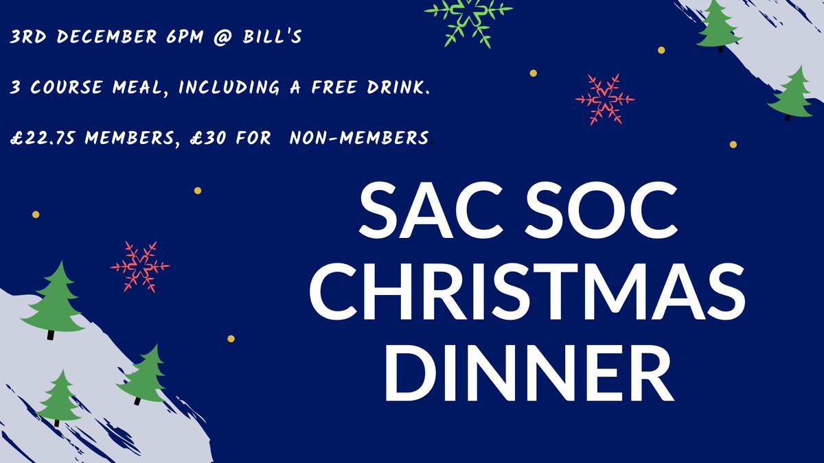 Only 1 week left to get Christmas dinner tickets 🎄
Choose your menu for the 3 course meal below, and join us for drinks afterwards.
We look forward to seeing you there!
exeterguild.org/ents/event/292…