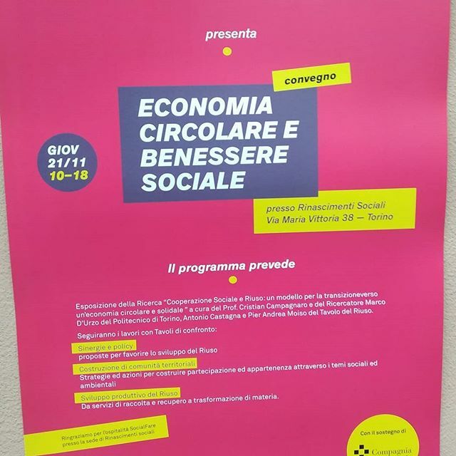 #quotidianopiemontese ogni a #torino il #tavolodelriuso con il contributo di @compagniadisanpaolo ift.tt/37sIGvk