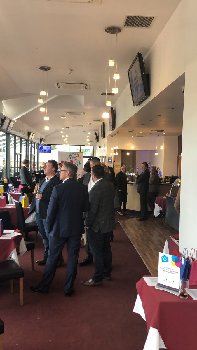 Getting busy here at <a href="/Coral/">Coral</a> Romford for our hospitality event #moderncommunications #teamignite #romforddogs