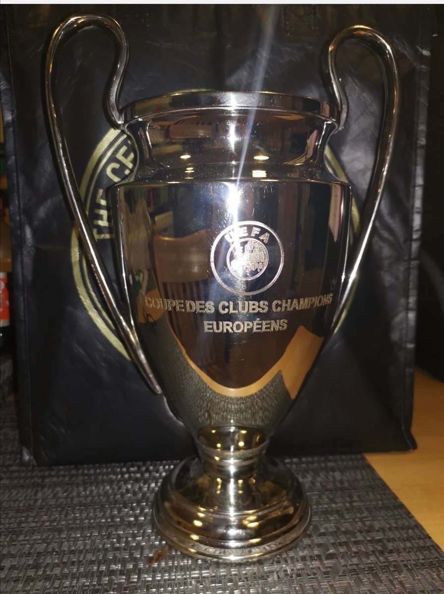 yossarian67's tweet photo. Question... Will be doing a online raffle on behalf of St Andrews hospice in airdrie for this 12 inch solid steel and engraved European cup replica. Was thinking  67 tickets  at £10    Just trying to find out level of interest? More items to be added as well. https://t.co/u0fYik0LM4