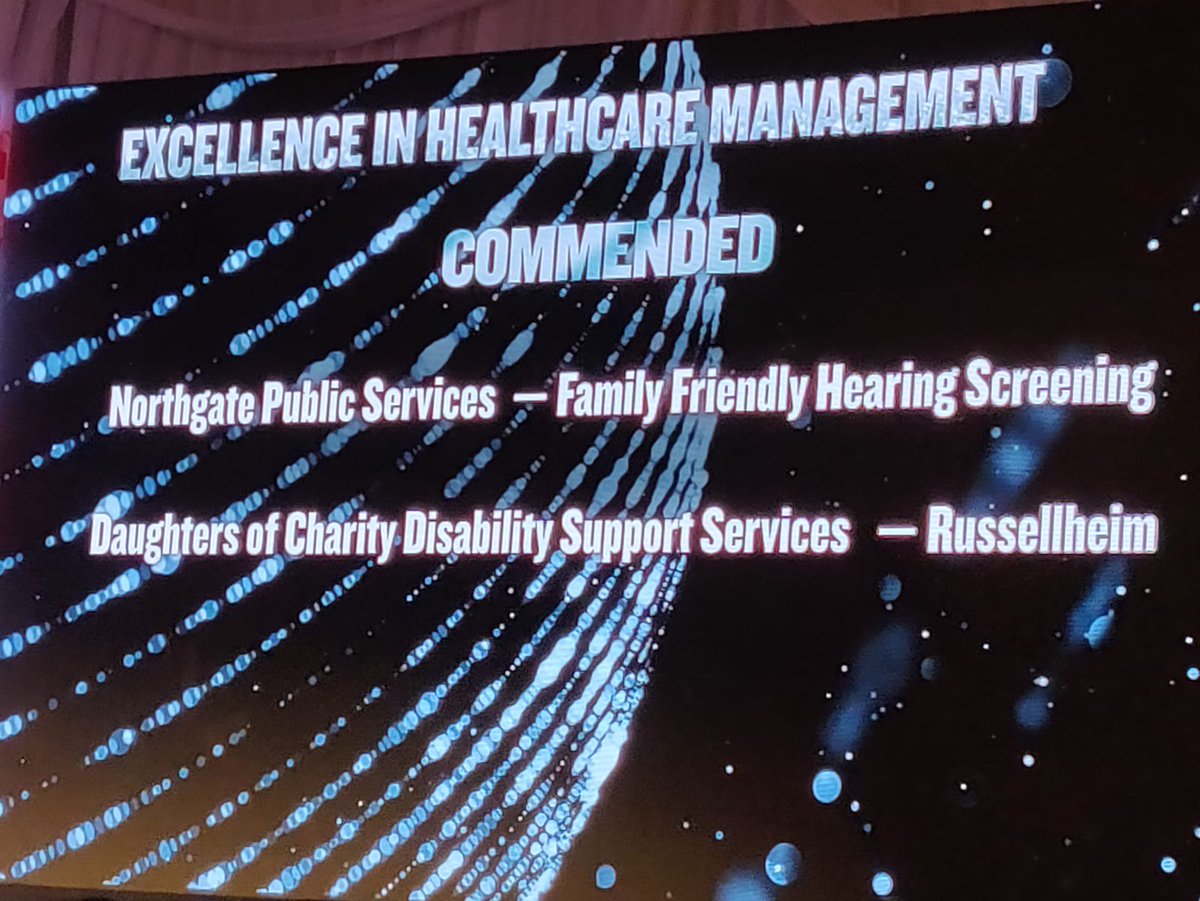 nec_sws's tweet photo. Congratulations to our Newborn Hearing Screening team who received a commendation under the 'Excellence in Healthcare Management' category at last night's #IHCAwards2019 π
#NPSscreening #NPShealthcare @HealthAwardsIrl https://t.co/btO0tbs0jT