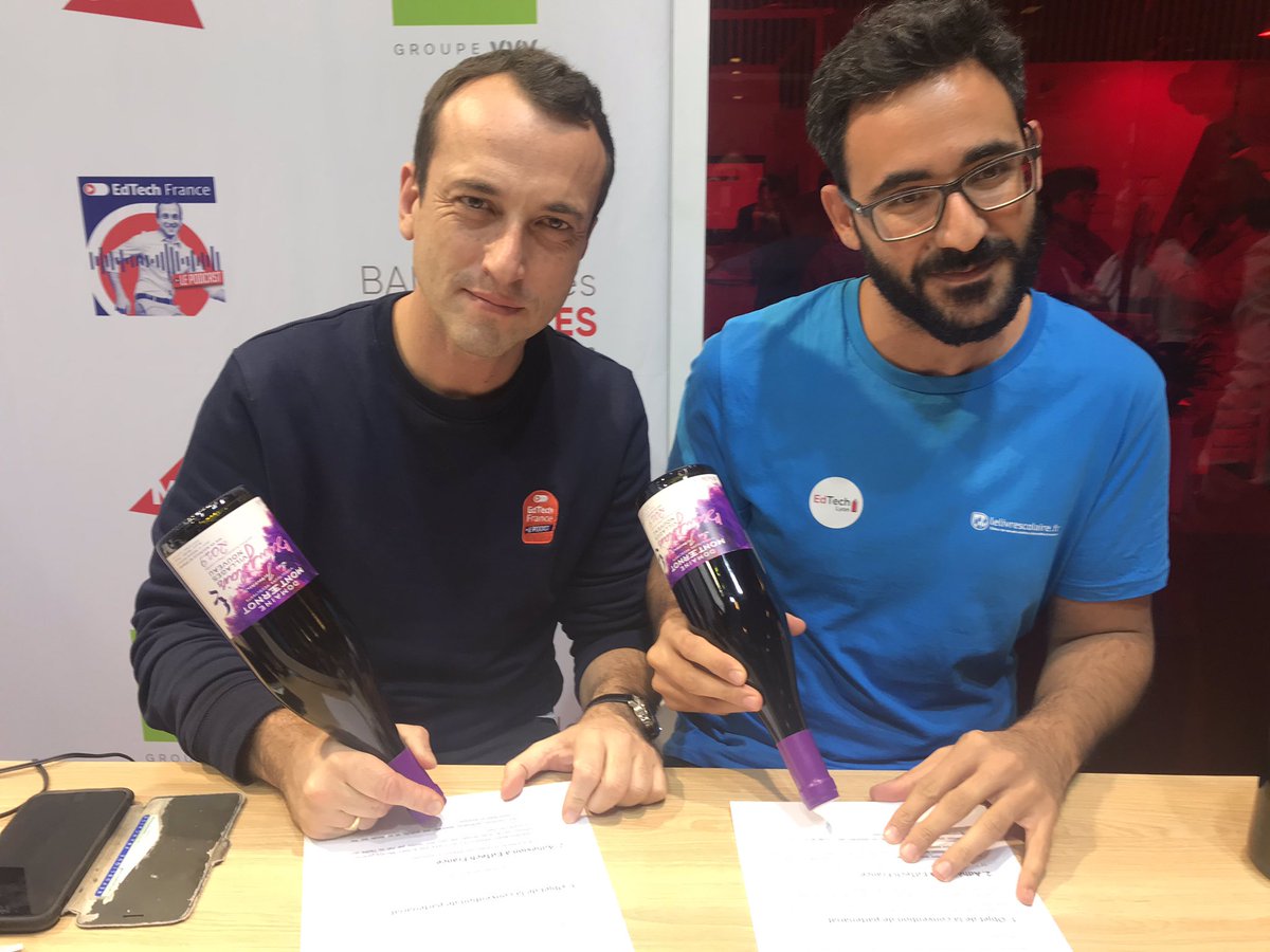 EdtechLyon's tweet image. 💝Mariage au #BeaujolaisNouveau @EdtechLyon + @EdtechFrance : un partenariat pour faire encore plus rayonner la #frenchedtech !