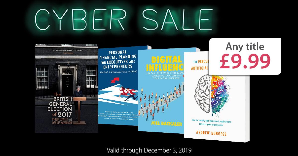 It’s CYBER WEEK SALE! Books &amp; eBooks for only £/$/€ 9.99 each. Get it now! This special offer is valid through 12/03/2019: bit.ly/2XFmtpx #palgravespecial