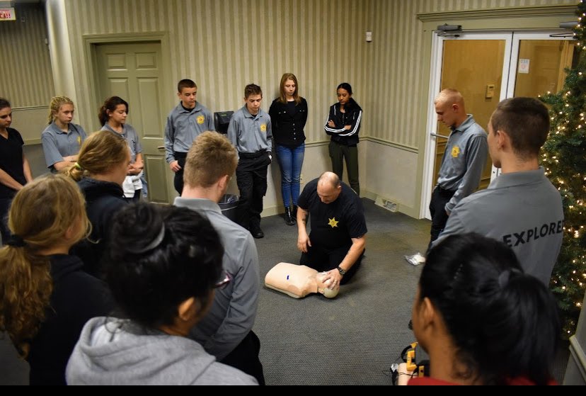Thank you to Corrections Sergeant Steven Redmond for teaching First Aide, CPR and Stop the Bleed to our Explorers. These are skills that are incredible valuable that we will be ready to use when needed!