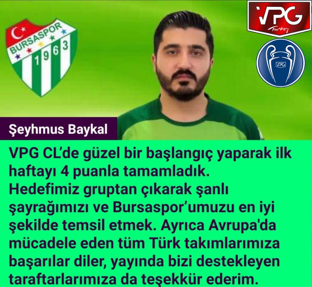Dün şampiyonlar ligi maçlarından önce ulaşamadığımız Bursaspor menajeri Şeyhmus Baykal’ın görüşlerini maçtan sonra aldık. Tebrikler timsahlar! ❤️🐊