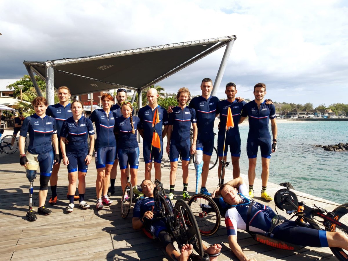 Le #ParaTriathlon en stage à la Réunion 🇷🇪 !

14 athlètes accompagnés de 4 membres du staff de la <a href="/FFTRI/">FFTRI - Fédération Française de Triathlon</a> débutent leur stage à St-Gilles Les Bains. En route pour <a href="/Tokyo2020/">#Tokyo2020</a> !

#Paralympics | #JeuxParalympiques