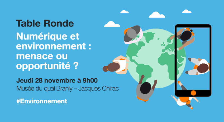 ODSForum's tweet photo. [#SaveTheDate] ⏰ J-7 avant la 5e édition de notre Table Ronde qui aura lieu au @quaibranly. Animé par @ruthelkrief et avec la participation de @SRichard, PDG du Groupe @Orange, le débat portera sur « Numérique et environnement : menace ou opportunité ? ». #Environnement https://t.co/Llo8hOOPaE