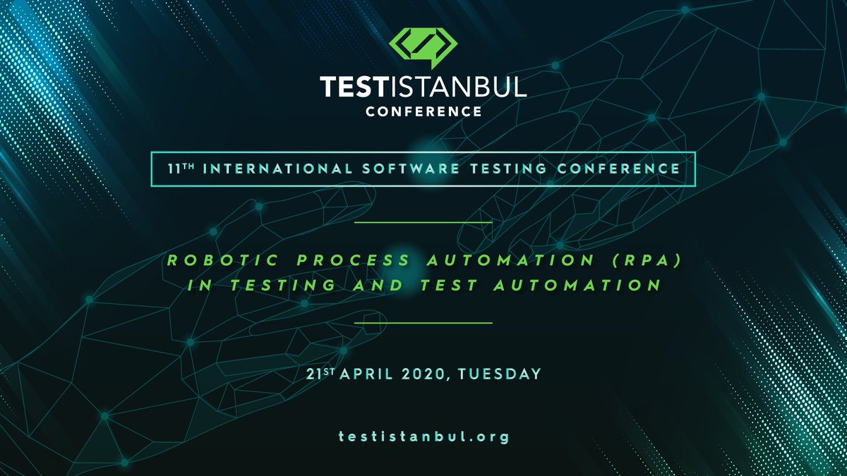 TurkishTB's tweet image. Early Bird tickets for TestIstanbul 2020 are almost selling out!
Learn more and save your spot now >> lnkd.in/gcRasQp
#TestedinTurkey #TestingisFun #CareersinTesting
#TestingCareers #TestAutomation #softwaretesting #ISTQB #TurkishTestingBoard #RoboticProcessAutomation