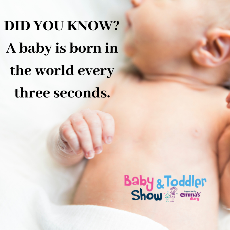 Did you know that a baby is born in the world every 3 seconds?