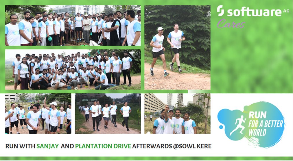 An early start this morning as I met 100 <a href="/software_ag/">Software AG</a> colleagues at 6am at a Sowl Kere Lake in Bangalore &amp; plant 50 new trees. What a great way to support the regeneration of the lake. Big thanks to Padma, Appu and the rest of the organising team. #moveyourfeet  #softwareagcares