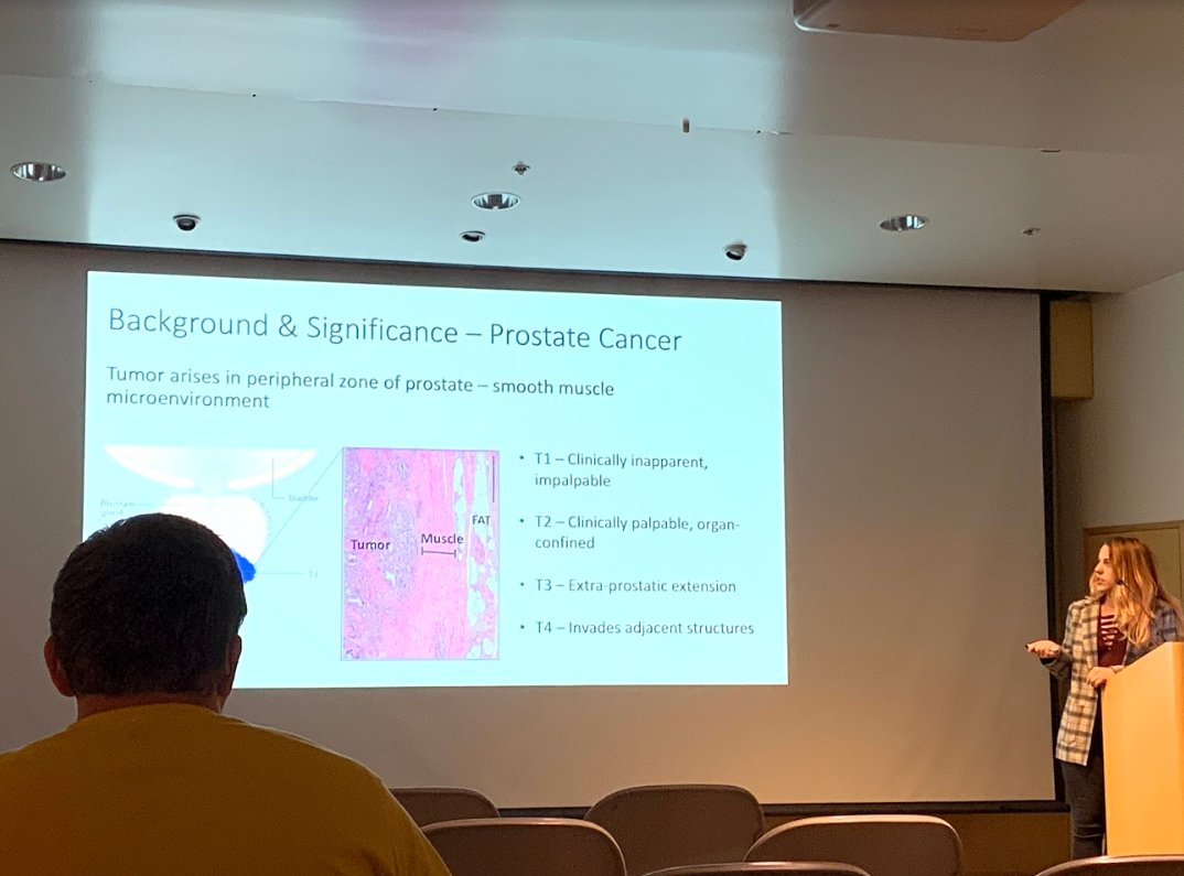 ARCSFoundation's tweet photo. A good scientist needs to be able to communicate their work to an audience. Here, I am presenting my recent work to students and faculty in my PhD Program. #ARCSScholar #ScholarTakeover #WomenInSTEM #ARCSMatters https://t.co/8fz80AadFh