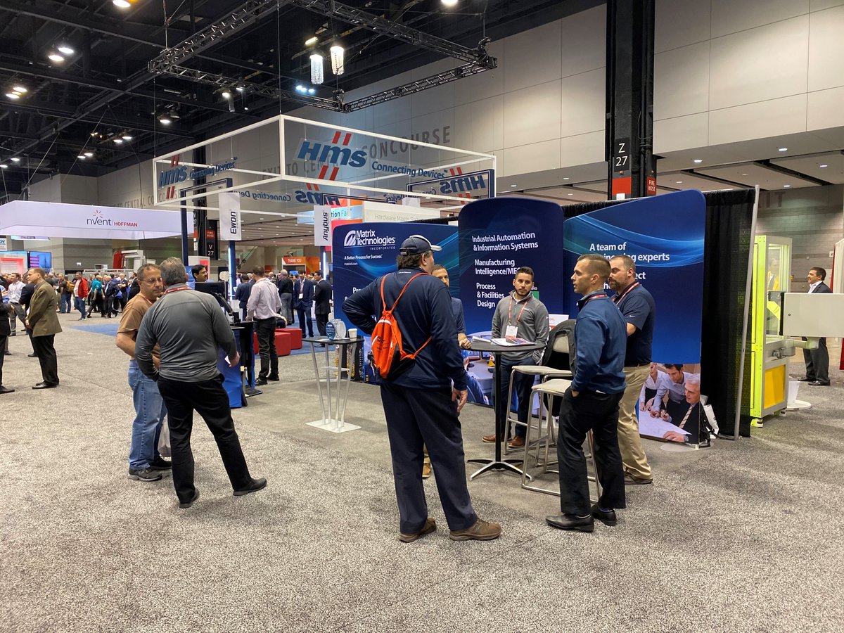 MatrixTechInc's tweet photo. Come see us in Chicago @ Rockwell Automation Fair! Thanks to everyone that has stopped by booth #419! #ROKAutomation #AutomationFair #MatrixTI #EngineeringSolutions https://t.co/UdfvK74v2d