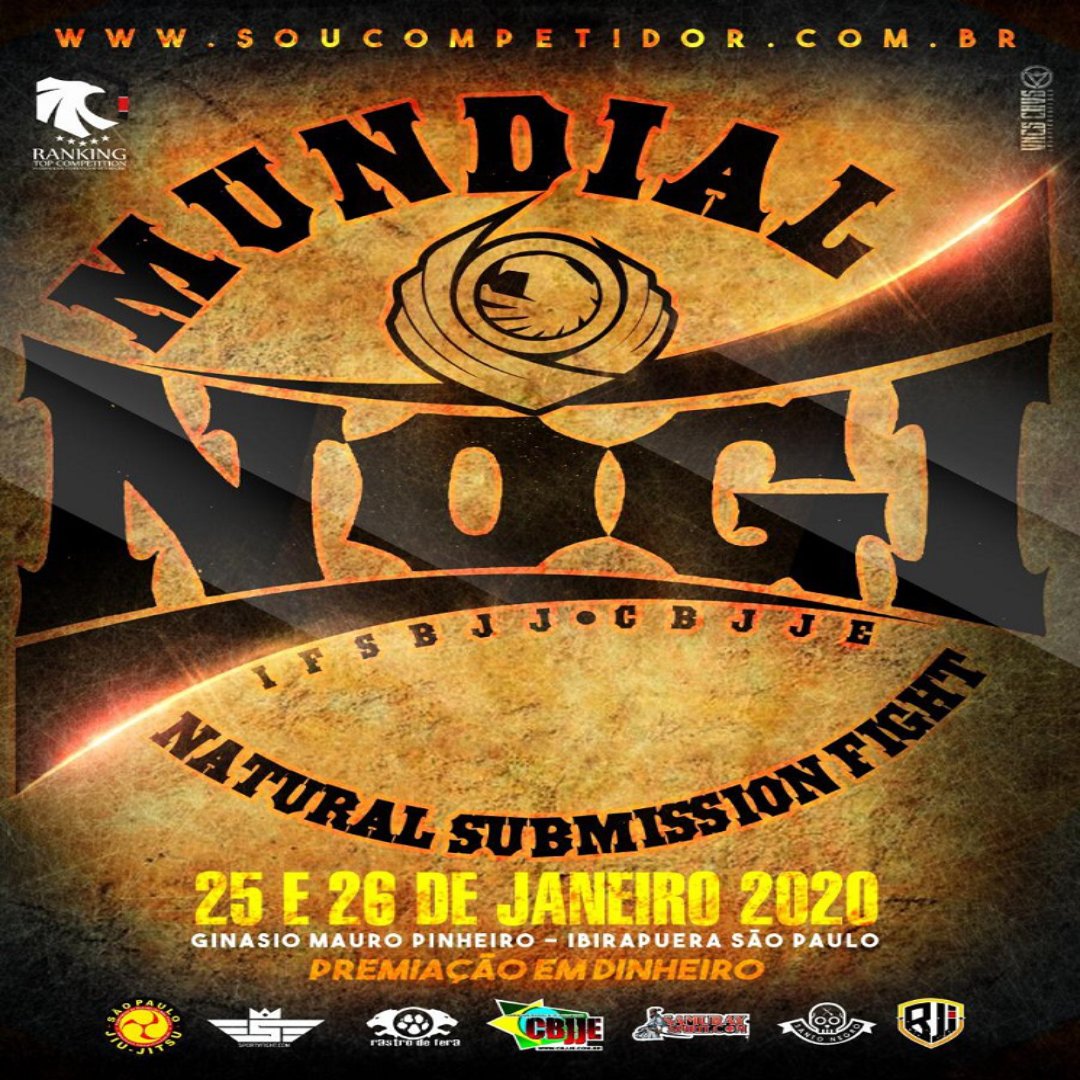 soucompetidor's tweet photo. O Mundial Nogi Natural Submission Fight chega a São Paulo em 2020! Inscreva-se: https://t.co/GvIiOVqXOc https://t.co/LCt7KTPIC1