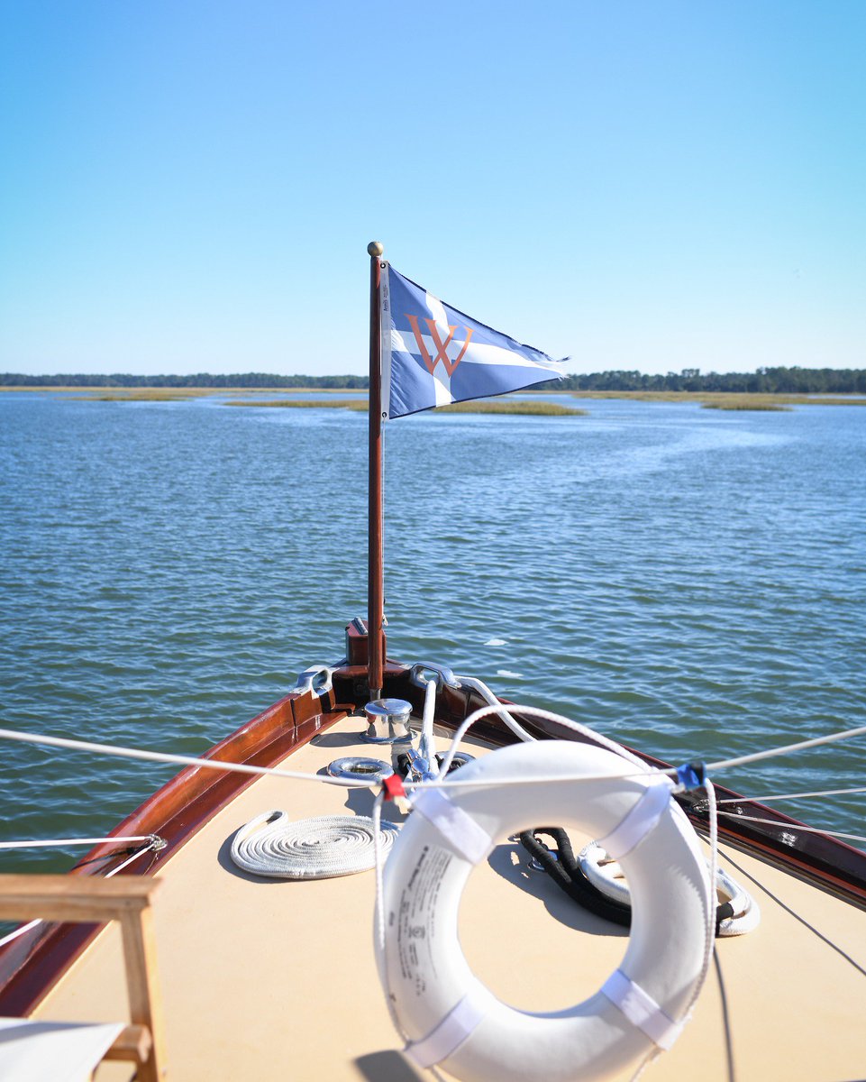 We’re starting our day with a Bacon &amp; Bourbon cruise down the May River on The Grace and will end with a culinary feast with Big Carol and her food truck friends. Head over to ourInstagram account and follow along! bit.ly/2JzzOtG #MTYM13