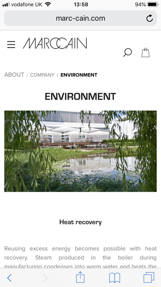 Check out MarcCain’s commitment to the environment marc-cain.com/en/Environment… Trying to do their bit for future generations