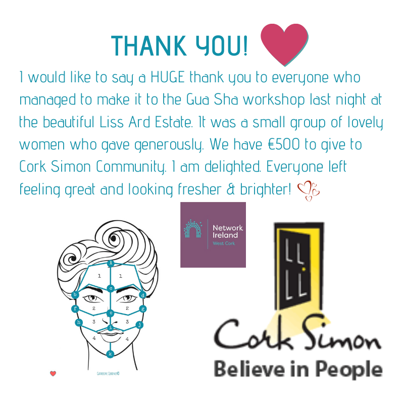 I was delighted to see the lovely ladies who made last night. Raising money for <a href="/Cork_Simon/">Cork Simon Community</a> at <a href="/LissArdEstate/">Liss Ard Estate</a>. Thanks for your generosity.