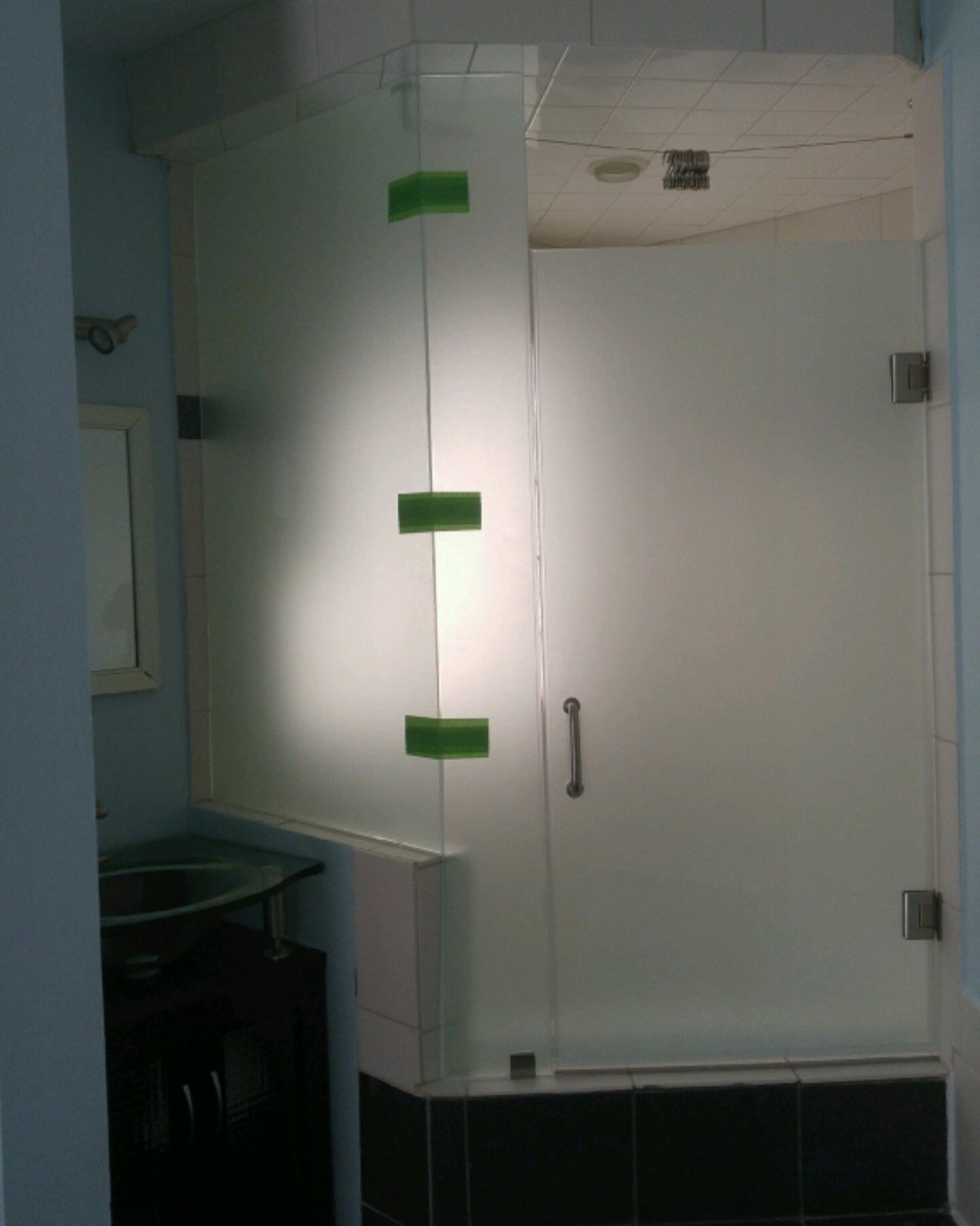 DoorsandMore's tweet photo. Full sandblasting isn't just for water closets! If you have a shared bathroom which requires some privacy for family members when showering, sandblasting is a great way to achieve it. #fullysandblasted #customshower #neoangle https://t.co/am0kv4cIRH