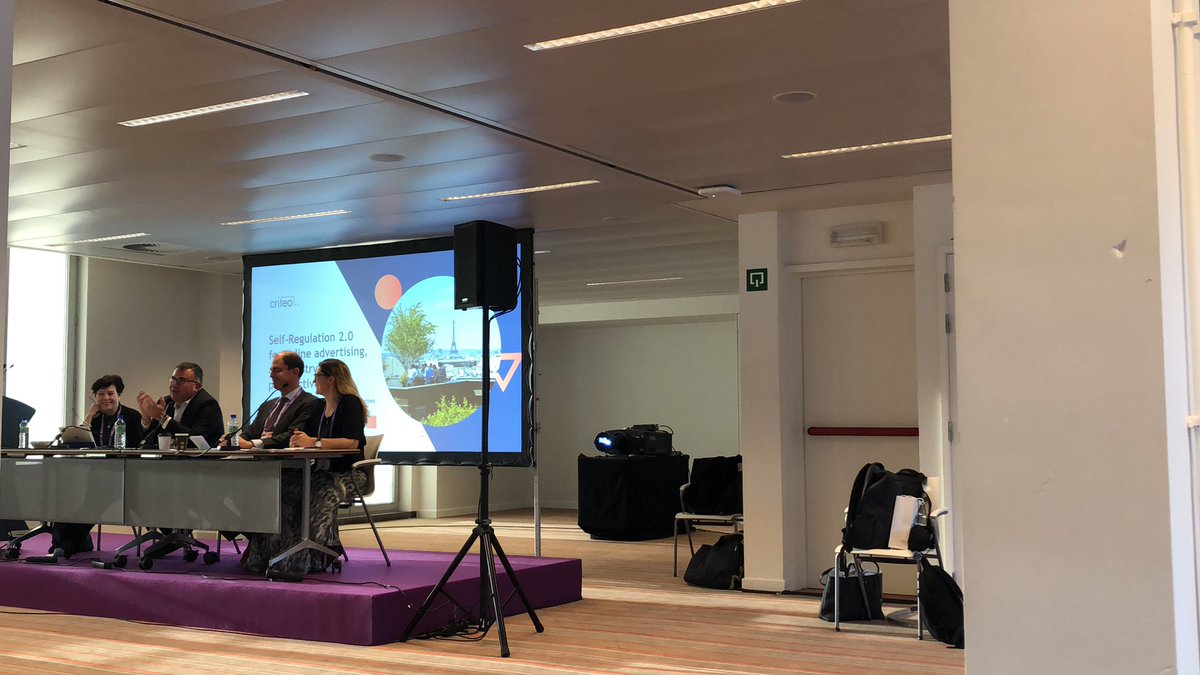 flhemery's tweet photo. #DPC19 #IAPP Back to basics: advertising is the 1st revenue stream for the open internet &amp; #selfregulation drives trust in the open internet @EDAATweets @criteo https://t.co/aDqLvTLzym
