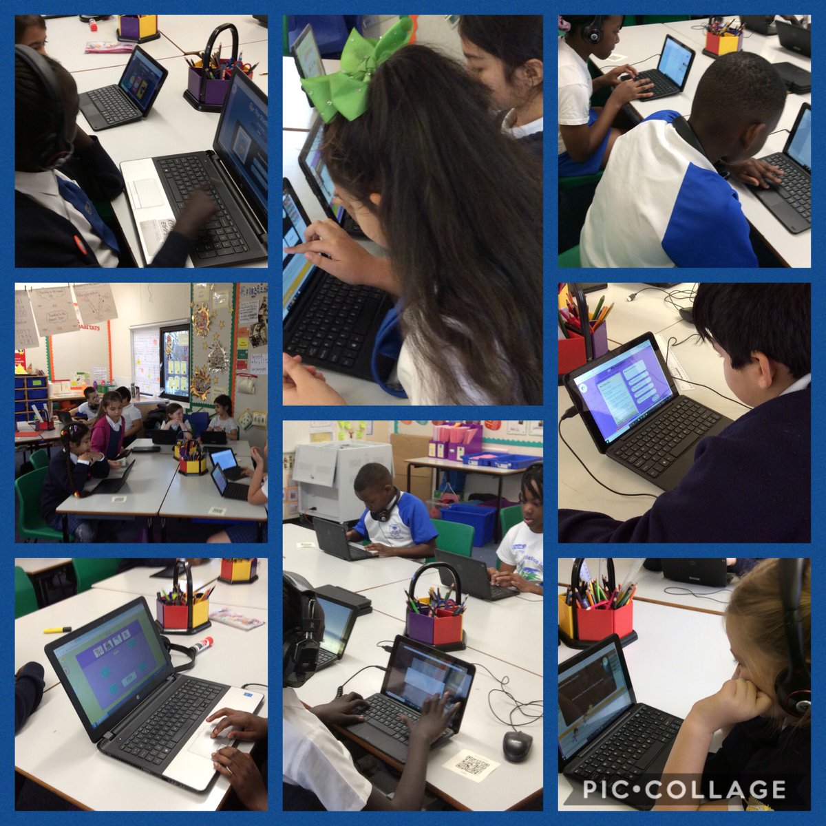 HotshotsStm's tweet image. We are creating e-books. We have to scan our QR code to log in. We then have to input pictures and text to create our book. #stmcomputing #stmcoding #stmhourofcode #stmbookcreator