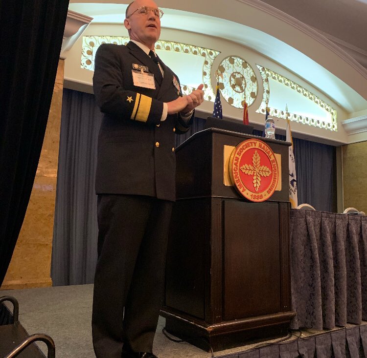 RADM Gene Black; OPNAV N96 kicked off day 2 of #CombatSystems2019
#ASNE