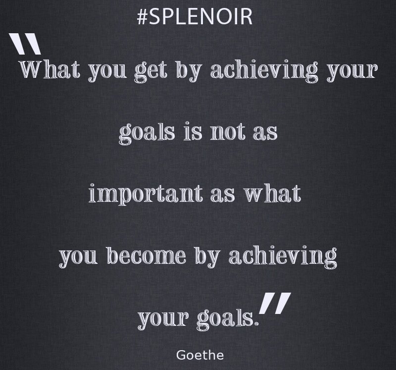 Splenoir's tweet image. "What you get by achieving your goals is not as important as what you become by achieving
your goals."

#splenoir #splenoirsolution #splenoirwebdesign #webdevelopment #splenoirgraphicdesign #graphicdesign #splenoirsocialmediamanagement #virtualassistant #achieving #goals