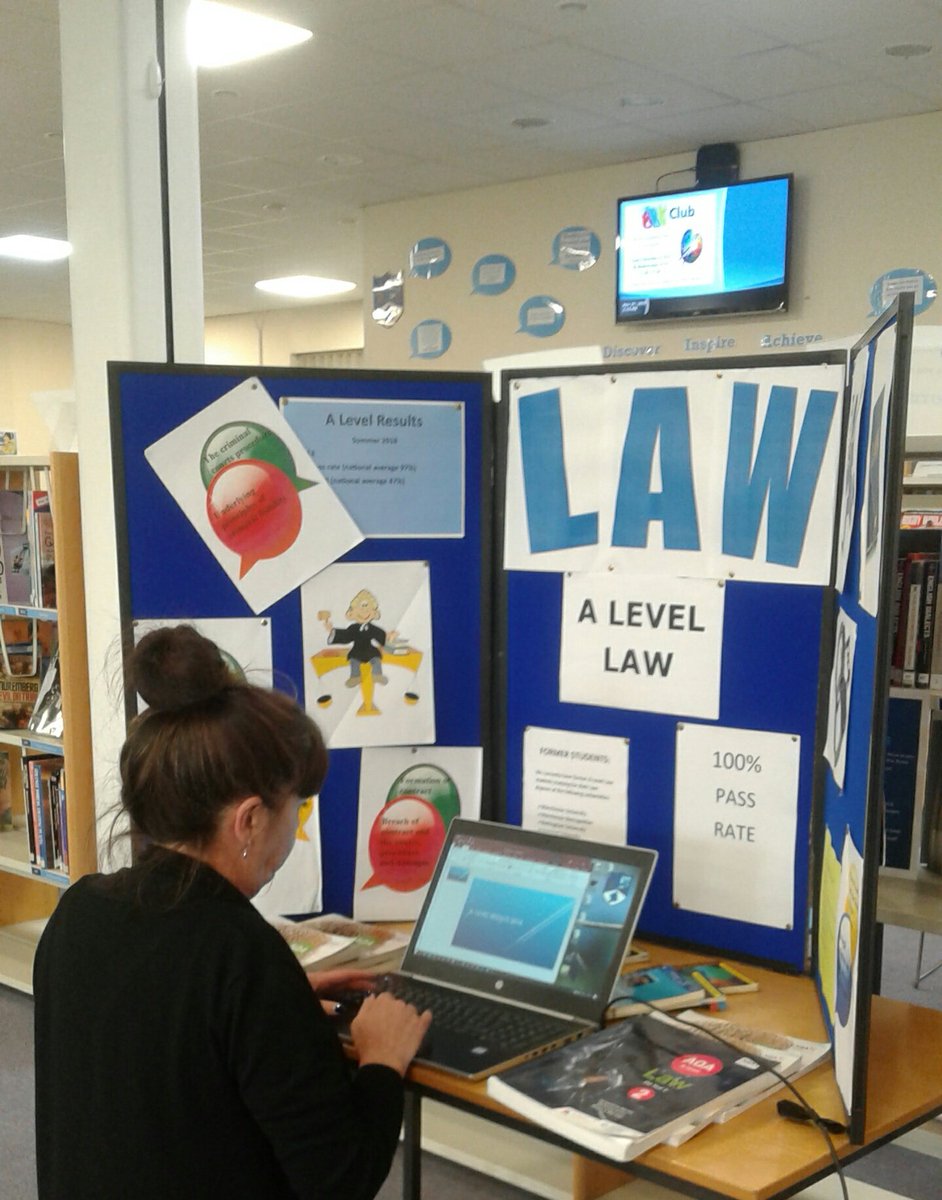 A hive of industry here at UVHS, getting ready for our 6th Form opening evening. 6:30 tonight! #UVHS #6thform #openevening #law